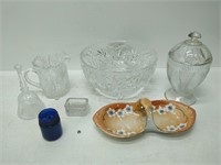 variety of glassware