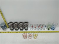 variety of glassware