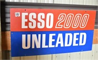 Plastic ESSO 2000 Sign, 27" x 14"