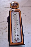 Decorative Beer Tin Thermometer