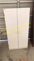 White storage cabinet