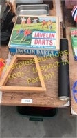 Javelin darts, magnetic dart board, misc