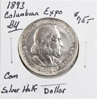 1893 BU U.S. Columbian Expo Silver Half Dollar