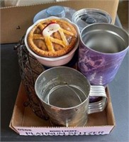 Cups, Canister, Sifter and Misc.