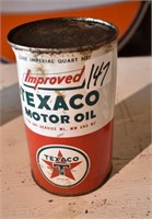Texaco Motor Oil Tin