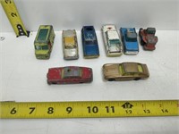 8 husky assorted vehicles