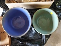 vintage crocks / mixing bowl