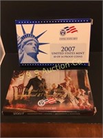 2007- US Mint proof set & $1 proof coin set