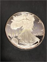 1997  P silver eagle proof  1 oz. .999