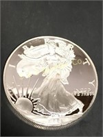 1999  P silver eagle proof  1 oz. .999