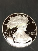 2002 W. silver eagle proof  1 oz. .999
