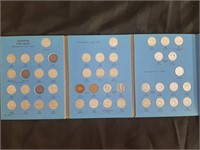 1922-1960 Canadian Nickel Lot in Blue Book