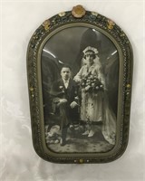 Ukrainian Wedding Photo Convex Frame