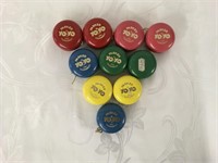 Vintage Parker Yo-Yo Lot (10)