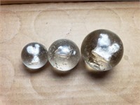 Appear to be Sulphide Marbles
