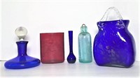 Art Glass Vases & Bottle