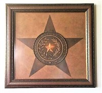 Framed State of Texas Seal