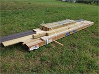 Engineered beams; treated lumber & trex (see desc)