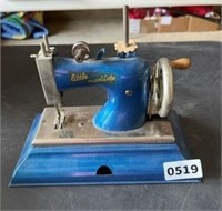 Vintage Little Modiste Child's Toy Sewing Machine