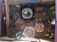 lot of , cups , glasses , decoratives , shakers