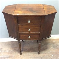 ANTIQUE SEWING CABINET
