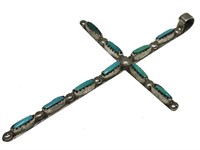 Vintage NA Turquoise Pearl Cross