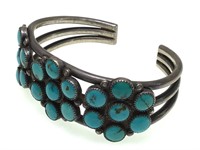 Zuni VTG NA Turquoise Cuff Bracelet 55.5g TW