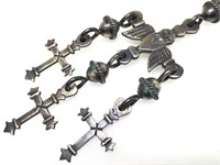 Very Special VTG Sterling Necklace w/Cross 89g TW
