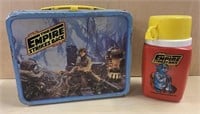 EMPIRE STRIKES BACK LUNCH BOX AND THERMOS
