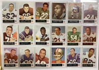 (18) 1965 PHILLY GUM FOOTBALL CARDS