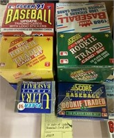 10 BOXES OF UPDATE BASEBALL CARD SETS