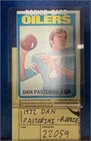 1972 DAN PASTORINI CARD