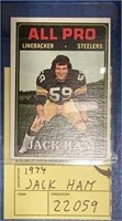1974 JACK HAM CARD