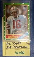 1986 TOPPS JOE MONTANA CARD