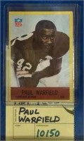 1967 PAUL WARFIELD CARD