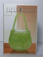 Fifth Ave. Crystal Lime Green Glass Hand