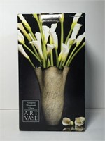 Art Glass Vase Made in Poland