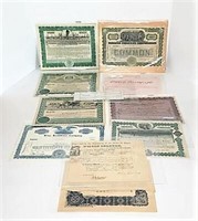 Old Collectible Stock Certificates