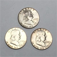 Franklin Half Dollars 1962 & 1963