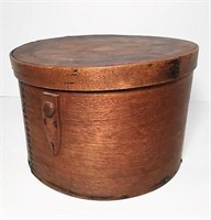 Antique Wood Hat Box