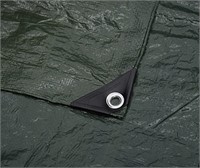 Basics Waterproof Camping Tarp - 10 x 12 Feet,
