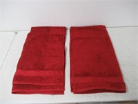 (2) Wamsutta Hygro Duet Bath Towel in Wine