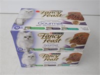 (2) "As Is" Fancy Feast Gourmet 12-Pk Pate Wet Cat