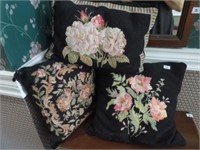 Needlepoint Tapestry Pillows