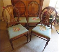 Oval Back Dining Room Chairs