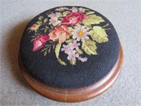Tapestry Needlepoint Foot Rest