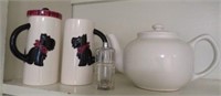 Scottie Mugs & Tea Pot