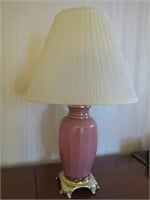 Ceramic & Brass Look Table Lamp