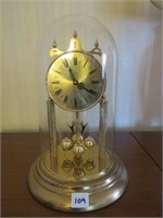 Domed Glass Anniversary Clock