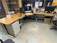 Large L-Shaped Sturdy Office Desk